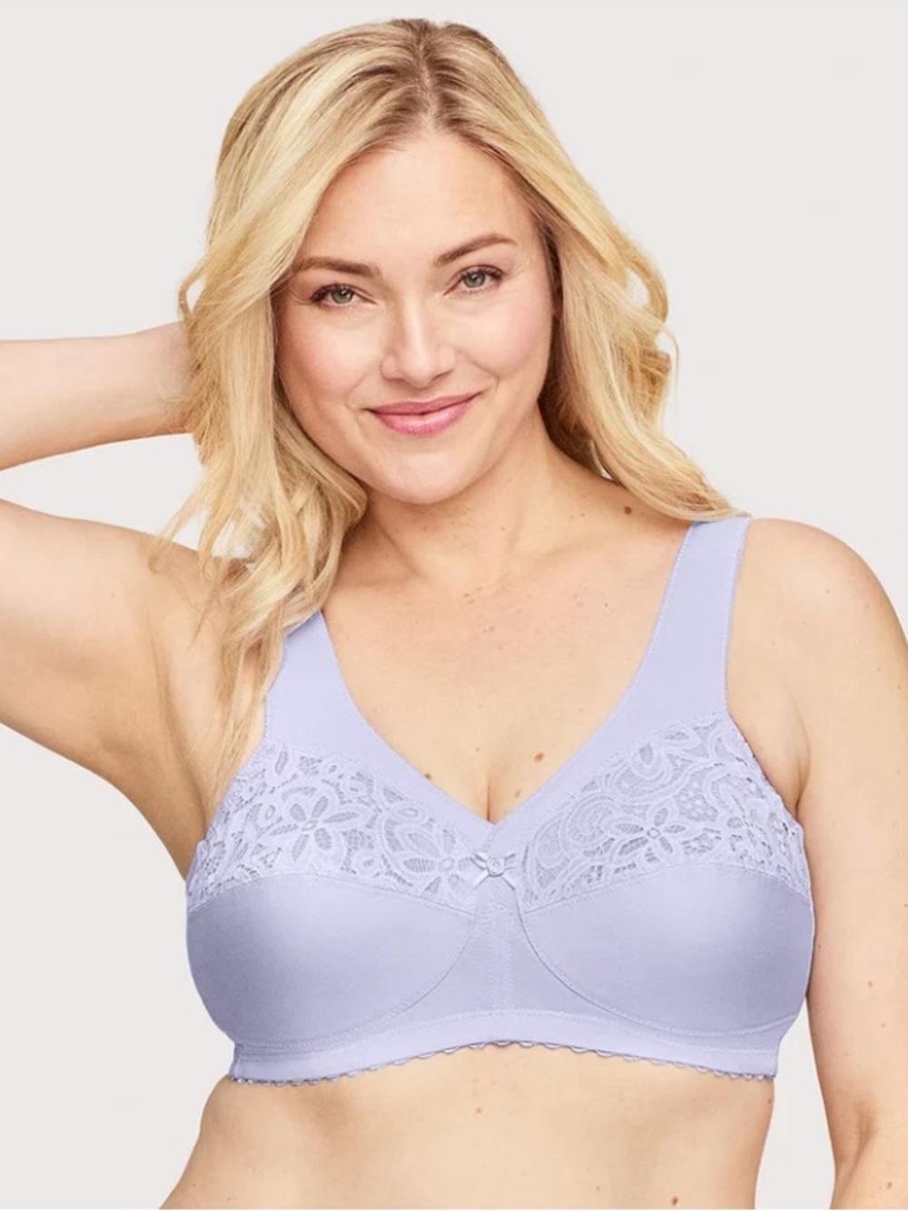 NWT Glamorise MagicLift Cotton Support Bra Size 38C